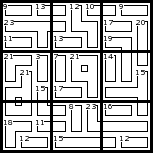 Voorbeeld Killer Sudoku