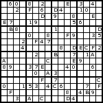 Voorbeeld Super Sudoku